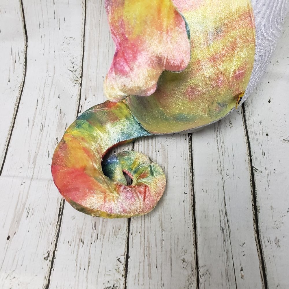 Build-A-Bear Splish Splash Seahorse Tie-Dye Rainbow Plush Soft BAB under the sea - Picture 10 of 13